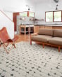 Hagen HAG-04 White/Navy Area Rug