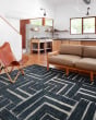Hagen HAG-05 Blue/White Area Rug