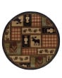 Hudson 1067a Brown/Red Area Rug