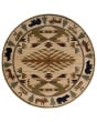 Hudson 1072a Ivory/Green Area Rug