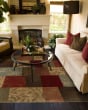 Hudson 30c Green/Red Area Rug