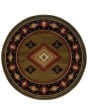 Hudson 87j Green/Red Area Rug
