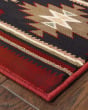 Hudson 87k Red/Green Area Rug