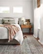 Jules Jul-05 Lagoon/Brick Area Rug