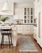 Jules Jul-05 Lagoon/Brick Area Rug