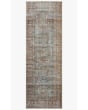 Jules Jul-05 Lagoon/Brick Area Rug