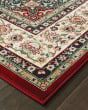 Kashan 119n Red/Ivory Area Rug