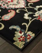 Kashan 9946k Black/Multi Area Rug