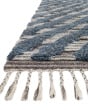 Khalid KF-06 Blue/Pewter Area Rug