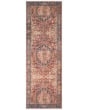 Layla LAY-08 Red/Navy Area Rug