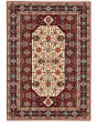 Lilihan 1802w Red/Ivory Area Rug