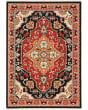 Lilihan 4929a Black/Red Area Rug