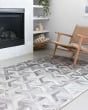 Maddox MAD-05 Silver/Ivory Area Rug