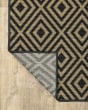 Marina 2335k Black/Tan Area Rug
