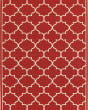 Meridian 1295r Red/Ivory Area Rug