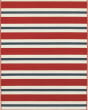 Meridian 5701r Red/Blue Area Rug