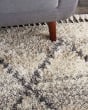 Oslo Shag OSL01 Ivory/Grey Area Rug