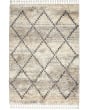 Oslo Shag OSL01 Ivory/Grey Area Rug