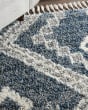 Oslo Shag OSL02 Denim Blue Area Rug