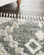 Oslo Shag OSL02 Grey/Ivory Area Rug