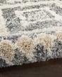 Oslo Shag OSL02 Grey/Ivory Area Rug