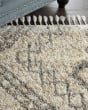Oslo Shag OSL02 Ivory/Grey Area Rug