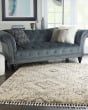 Oslo Shag OSL02 Ivory/Grey Area Rug