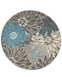 Passion PSN17 Charcoal/Blue Area Rug