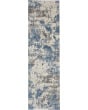 Rustic Textures RUS08 Grey/Blue Area Rug