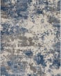 Rustic Textures RUS08 Grey/Blue Area Rug
