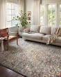 Saban SAB-02 Blue/Spice Area Rug