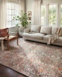 Saban SAB-03 Navy/Rust Area Rug