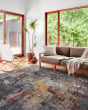 Samra SAM-03 Dk. Grey/Spice Area Rug