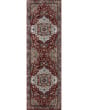Samra SAM-10 Brick/Grey Area Rug