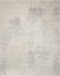 Silk Shadows SHA14 Ivory/Silver Area Rug