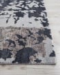 Silk Shadows SHA16 Silver Grey Area Rug