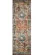 Skye SKY-11 Rust/Blue Area Rug