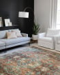 Skye SKY-07 Terracotta/Sky Area Rug
