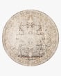 Theia THE-05 Taupe/Brick Area Rug