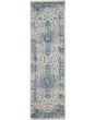 Tranquil TRA06 Ivory/Light Blue Area Rug