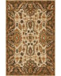 Victoria VK-02 Ivory/Dk Taupe Area Rug