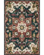 Victoria VK-13 Teal/Raspberry Area Rug