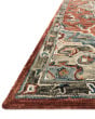 Victoria VK-15 Red/Multi Area Rug