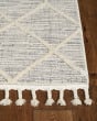 Willow 1102 Ivory Grey Honeycomb Area Rug
