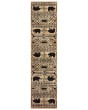 Woodlands 9651a Ivory/Black Area Rug