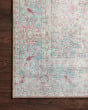 Wynter WYN-04 Red/Teal Area Rug