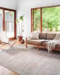 Wynter WYN-04 Red/Teal Area Rug