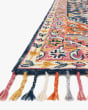 Zharah ZR-01 Navy/Multi Area Rug