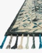 Zharah ZR-02 Teal/Grey Area Rug