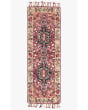 Zharah ZR-05 Raspberry/Taupe Rug